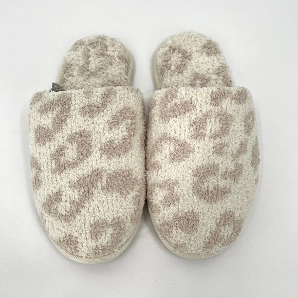 BAREFOOT DREAMS CozyChic Barefoot In the Wild Slipper Cream Stone Small NWT - Picture 3 of 10